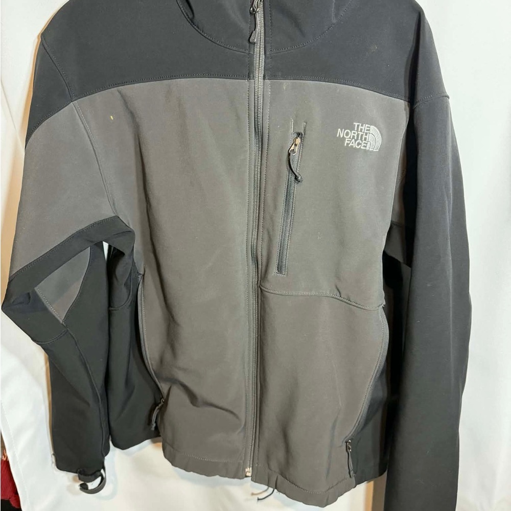 The North Face Denali Men's Jacket Gray/Black Full Zip